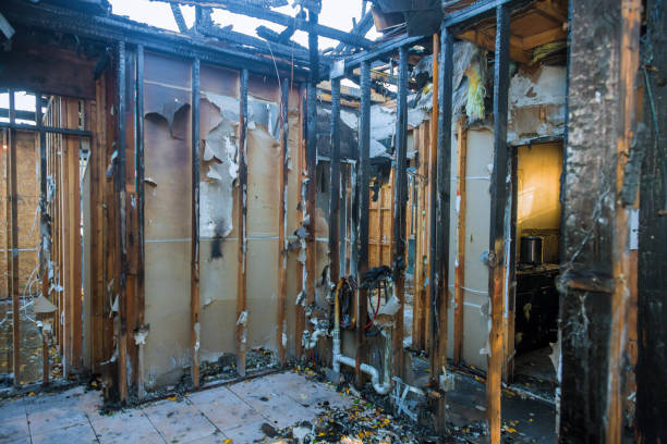 Professional Smoke Damage Removal technician working in Muldrow, OK